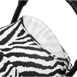 Poussette yoyo 3 châssis noir pack 6+ zebra - wild collection