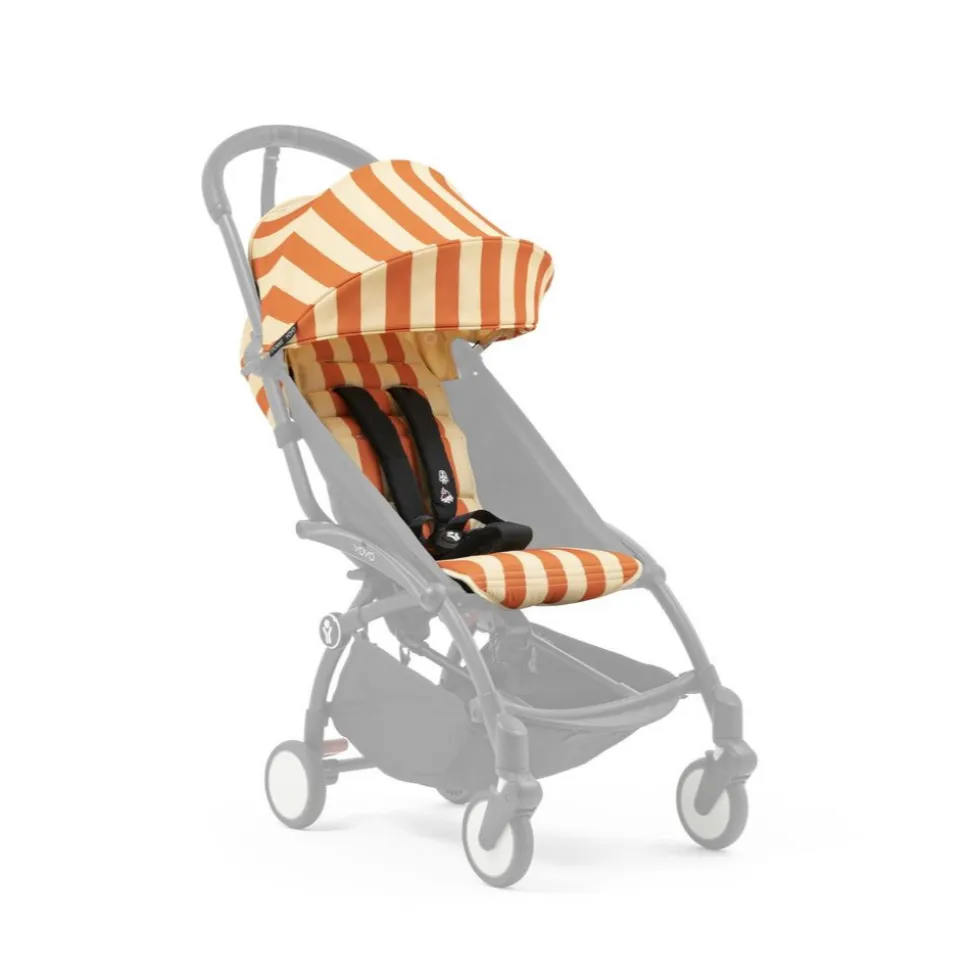 Poussette yoyo 3 châssis noir pack 6+ capri - edition limitée riviera