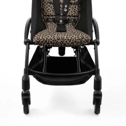 Poussette yoyo 3 châssis noir pack 6+ leopard - wild collection