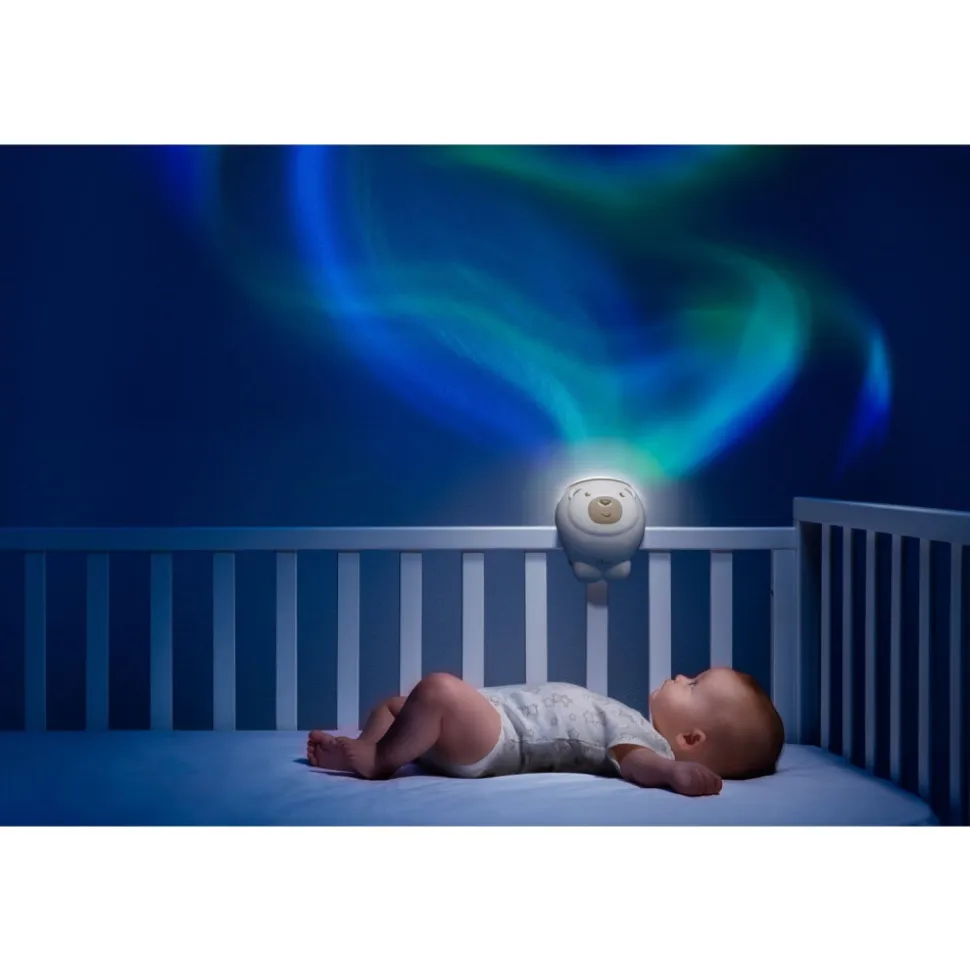 Projecteur ourson polaire beige