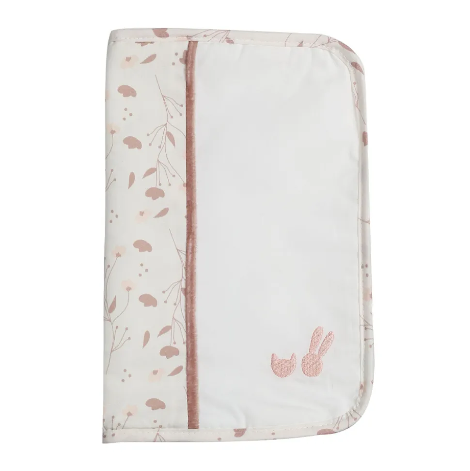 Protège carnet de santé bébé - rose et lili