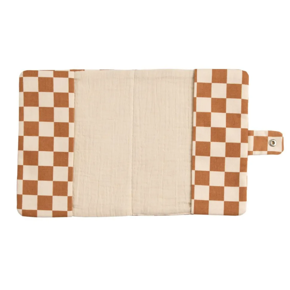 Protège carnet de santé damier petit chou
