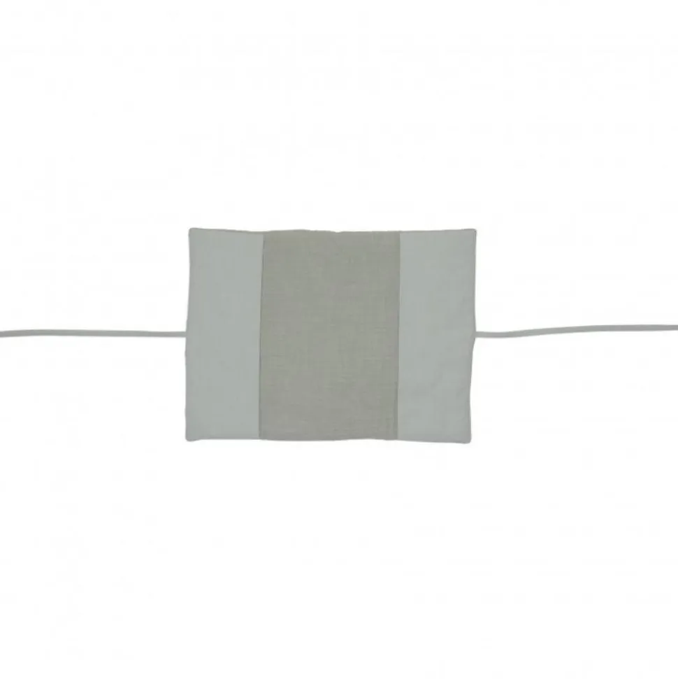 Protège carnet de santé gaze de coton vert de gris