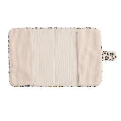 Protège carnet de santé léopard rose