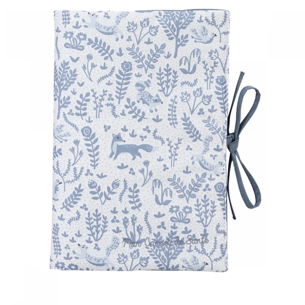 Protège carnet de santé pierre bleue - forêt enchantée