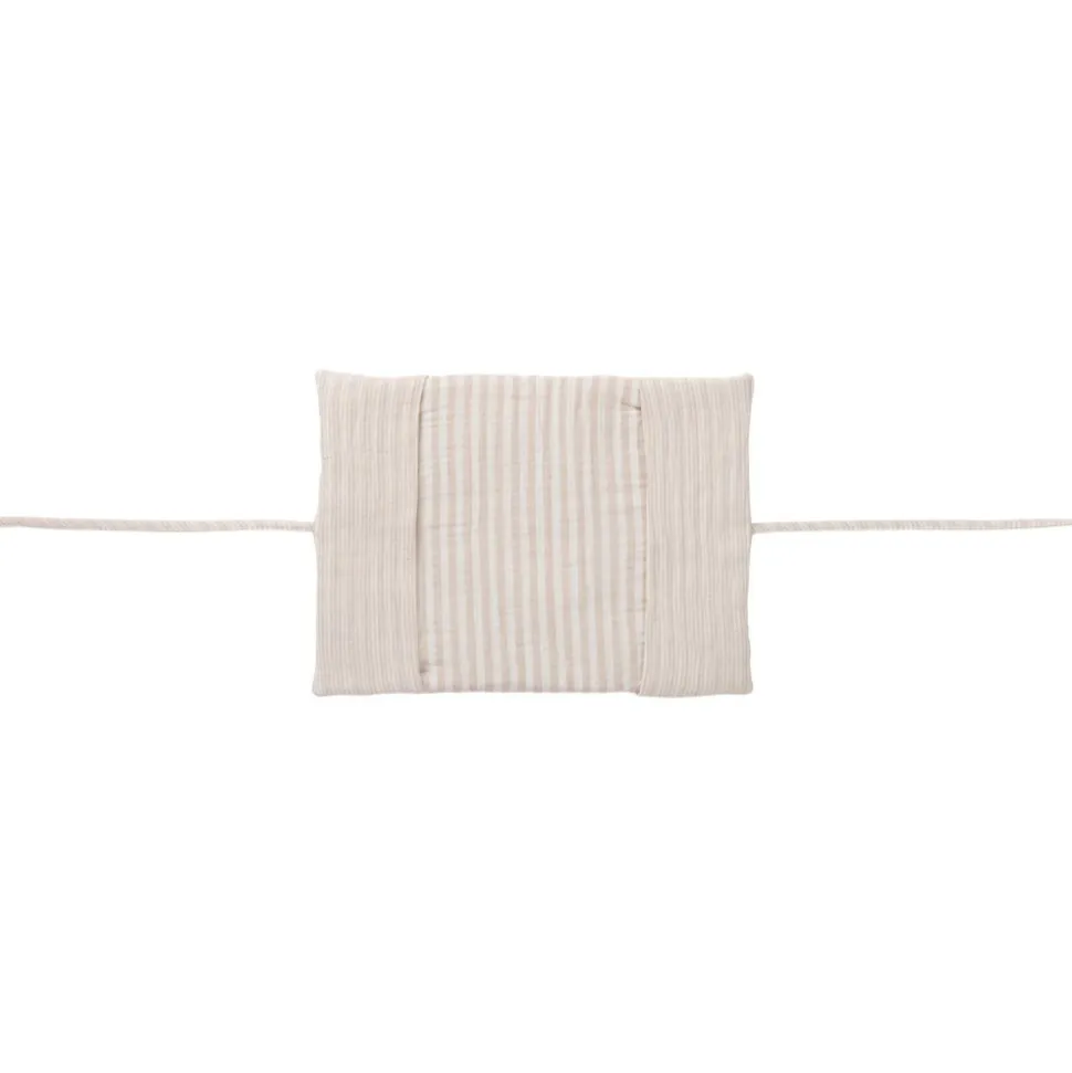 Protège carnet de santé soft stripes galet
