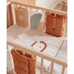 6 protèges barreaux pour lits et parcs bébé multicolore