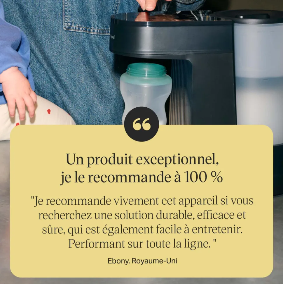 Préparateur de biberons perfect prep noir