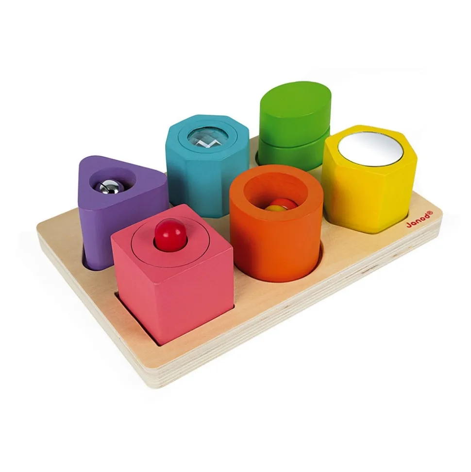 Puzzle 6 cubes sensoriels i wood