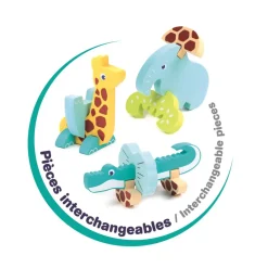 Puzzle 3d en mousse pour enfant animaux