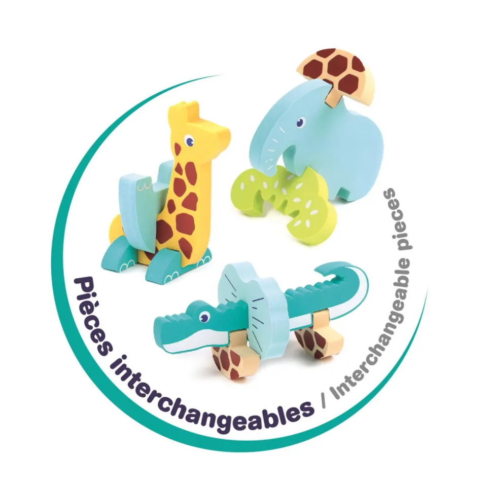 Puzzle 3d en mousse pour enfant animaux