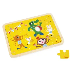 Puzzle en bois 24 pièces c'est la fête