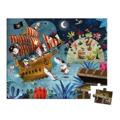 Puzzle enfant 36 pièces chasse aux trésors