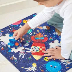 Puzzle enfant 54 pièces fusée