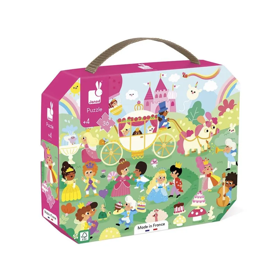 Puzzle enfant 36 pièces les princesses