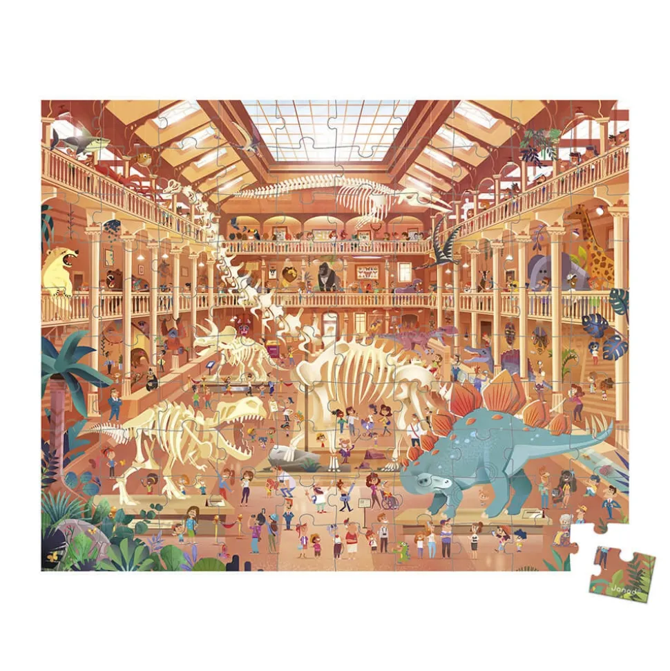 Puzzle enfant 100 pièces musée histoire naturelle