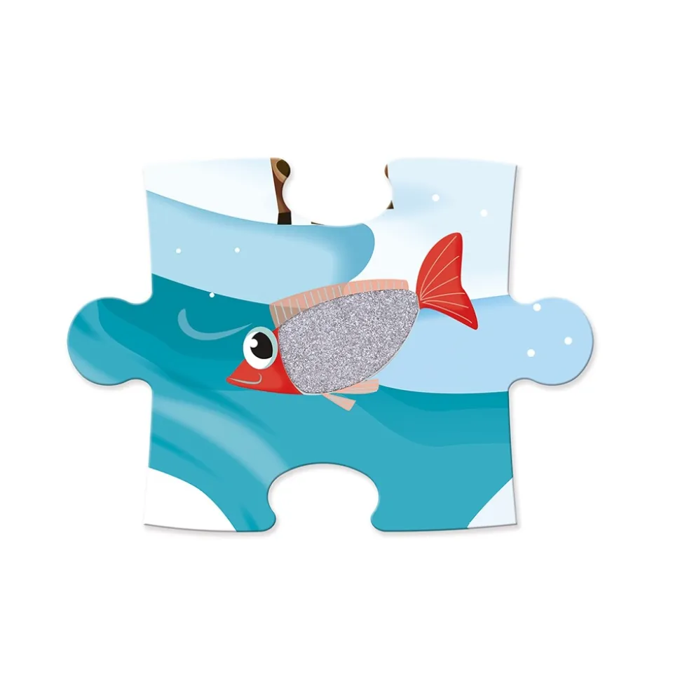Puzzle enfant tactile la banquise 20 pièces