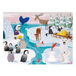 Puzzle enfant tactile la banquise 20 pièces