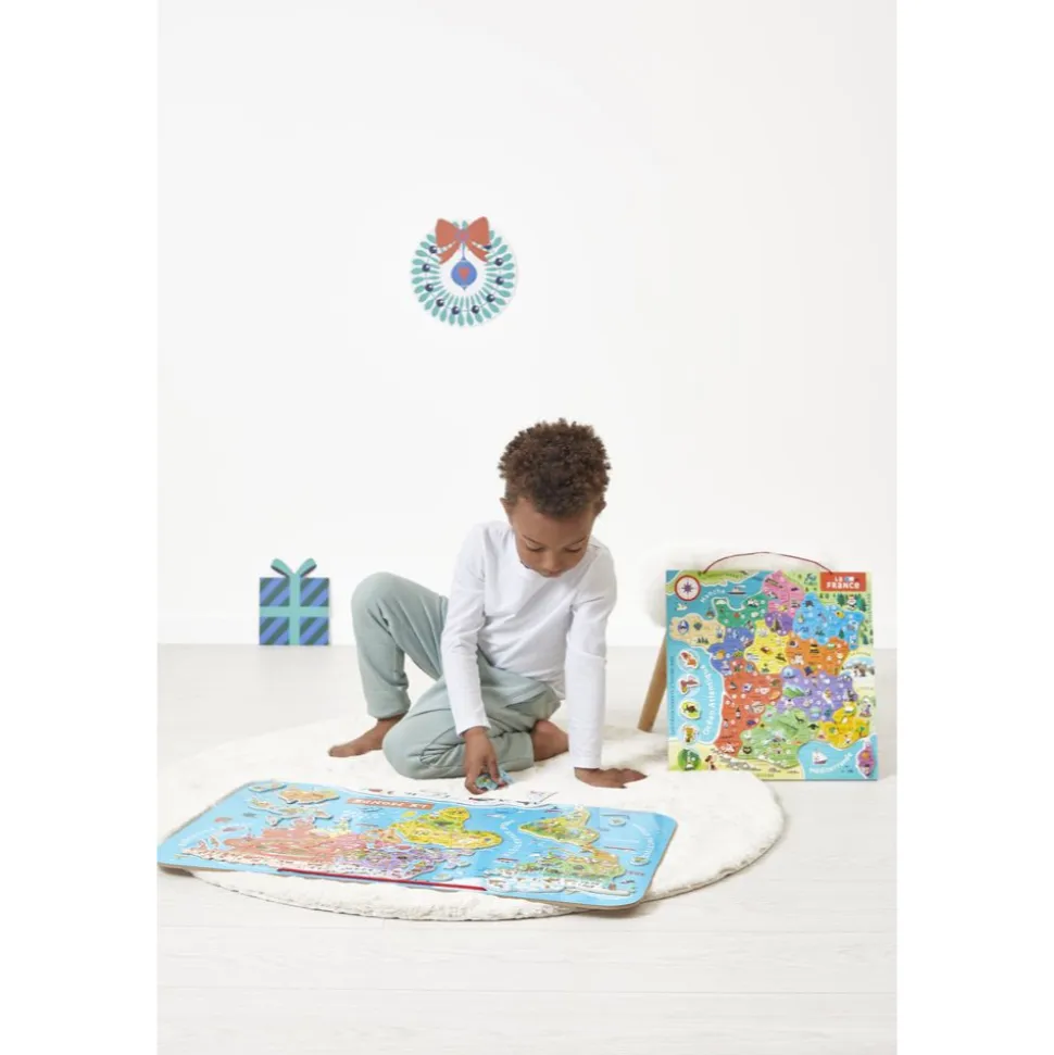 Puzzle magnétique monde 92 pièces