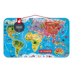 Puzzle magnétique monde 92 pièces