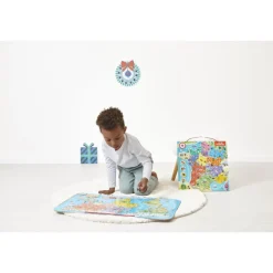 Puzzle magnétique monde 92 pièces