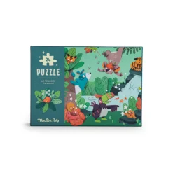 Puzzle phosphorescent dans la jungle - la cascade 24 pièces