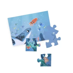 Puzzle phosphorescent les aventures de paulie - sous la mer 24 pièces