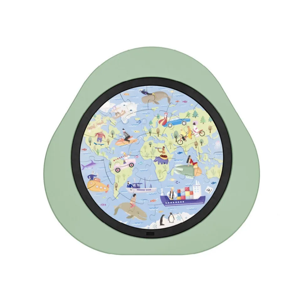 Puzzle pour table de jeu mutable v2 - autour du monde