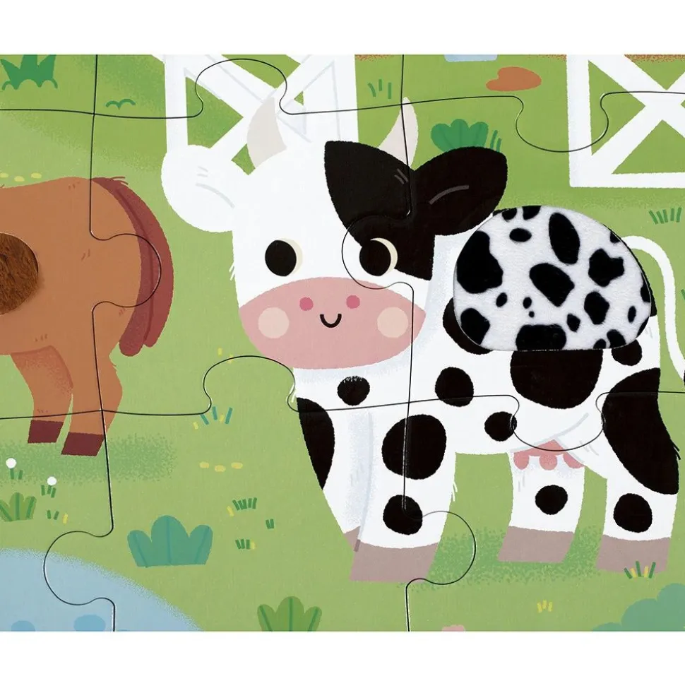 Puzzle tactile la ferme 20 pièces