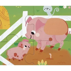 Puzzle tactile la ferme 20 pièces