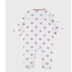 Pyjama bébé en jersey coton pointelle - 6m