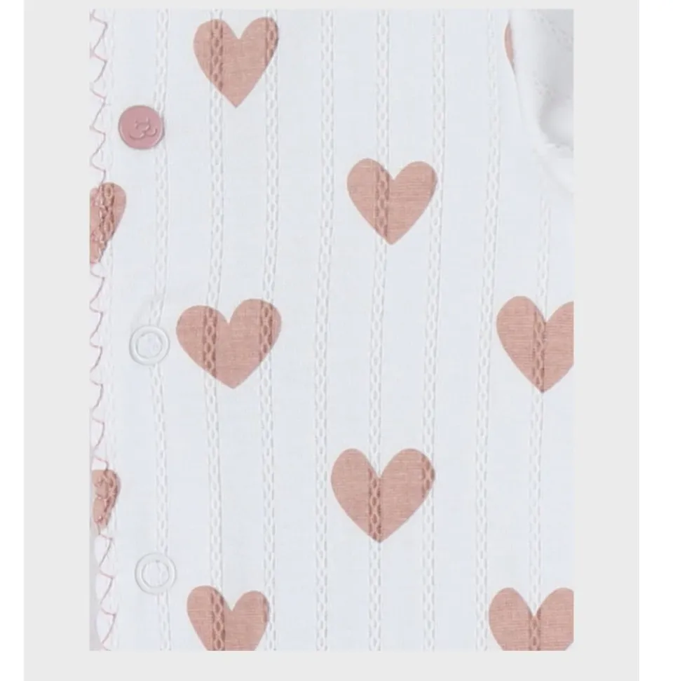 Pyjama bébé en jersey coton pointelle - 12m