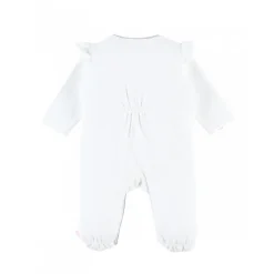 Pyjama bébé en velours babou & kendi écru - 18 mois