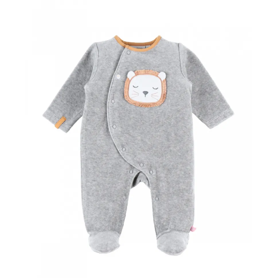 Pyjama bébé en velours babou & kendi - 18 mois