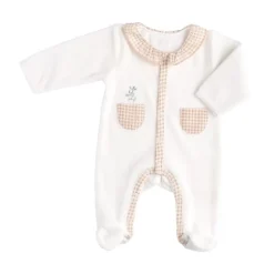 Pyjama bébé 3 mois avec col nude botanica