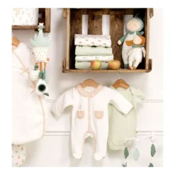 Pyjama bébé naissance avec col botanica