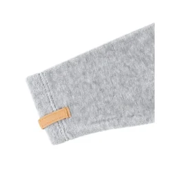 Pyjama bébé velours babou et kendi gris 12 mois