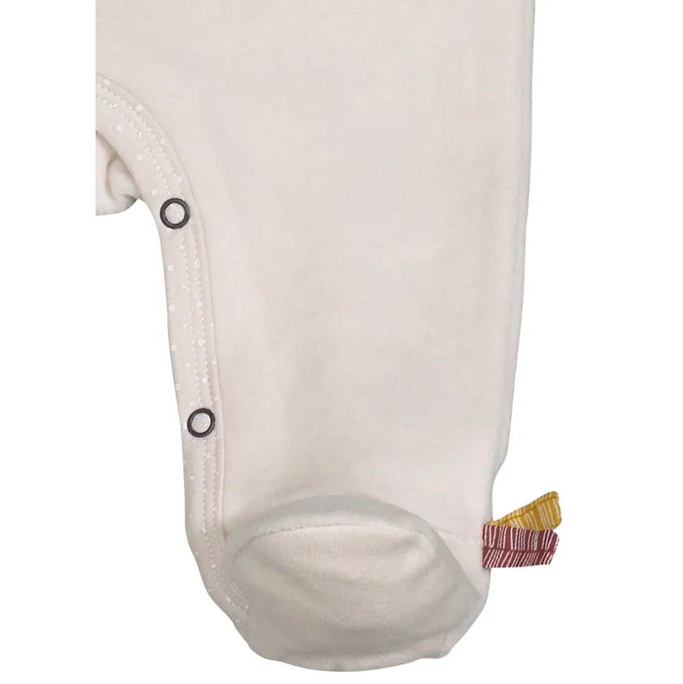 Pyjama bébé velours beige 3 mois timouki