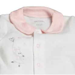 Pyjama bébé velours blanc lilibelle naissance