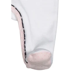 Pyjama bébé velours blanc miss fleur de lune 3 mois