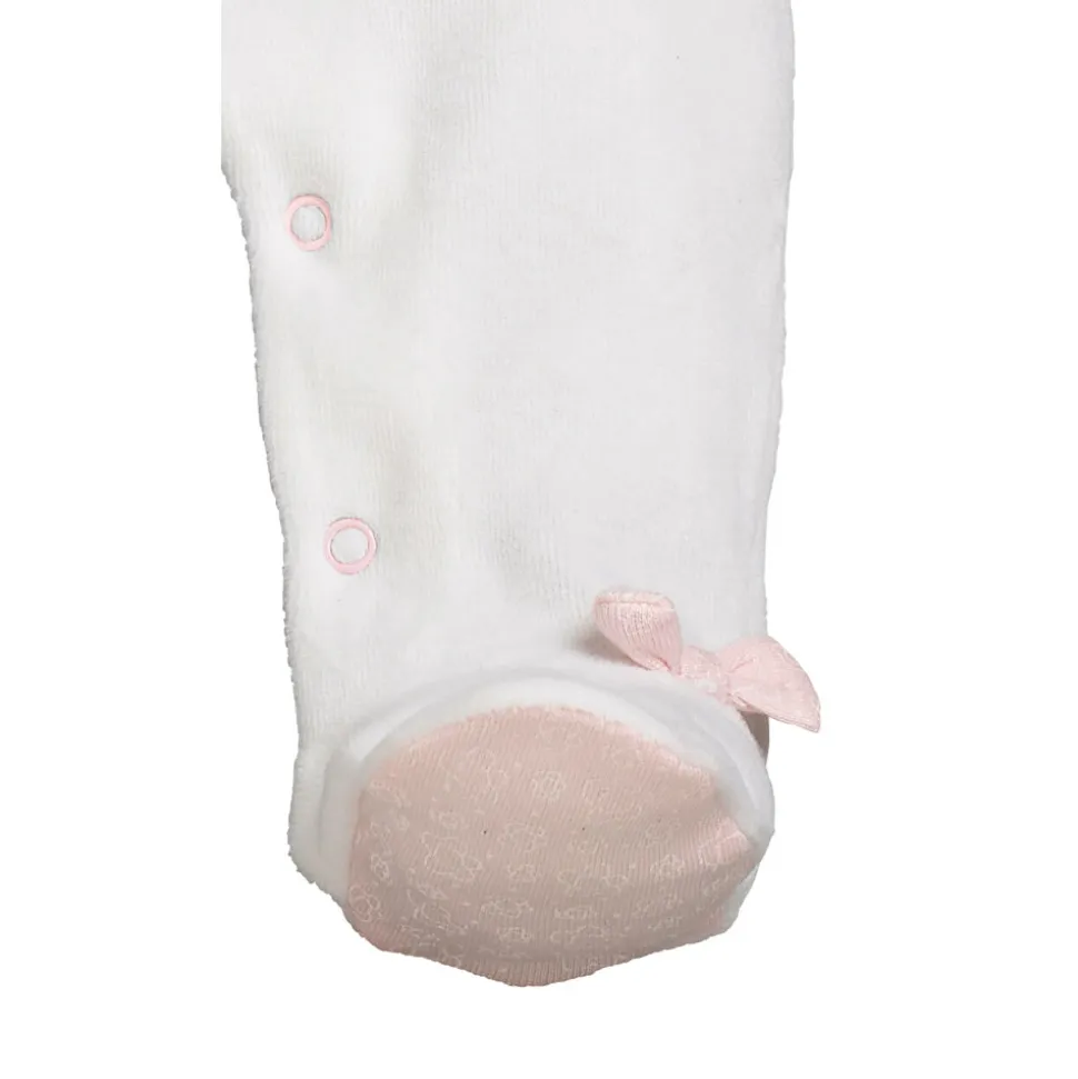 Pyjama bébé velours blanc 3 mois lilibelle
