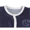 Pyjama bébé velours bleu merlin naissance