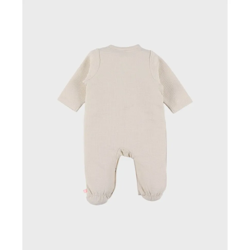 Pyjama dors-bien en coton beige 6m