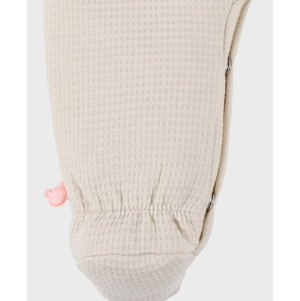 Pyjama dors-bien en coton beige 00m