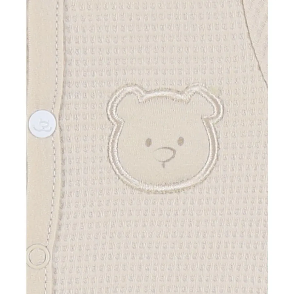 Pyjama dors-bien en coton beige 00m