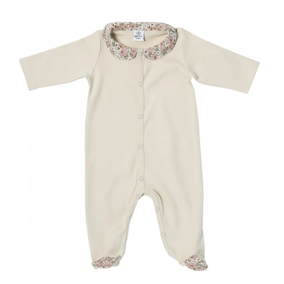 Pyjama hiver en maille bouclette liberty - afternoon tea - 6 mois