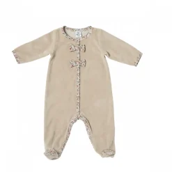 Pyjama hiver en velours liberty - afternoon tea - 3 mois