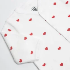 Pyjama 3 mois coeur rouge