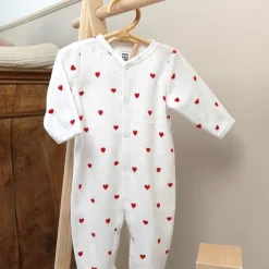 Pyjama 3 mois coeur rouge
