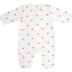 Pyjama 1 mois coeur rouge